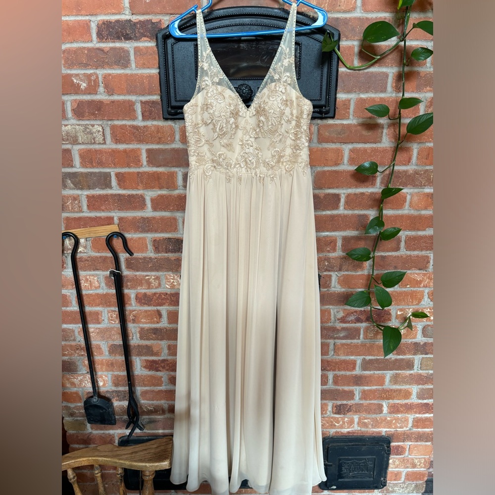 Azazie Champagne Bridesmaid/Prom